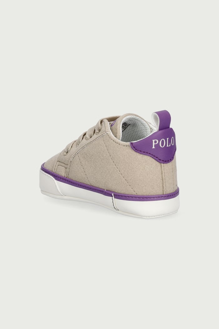 Αγορίστικα Polo Ralph Lauren Sneakers βρεφικά QUILTON BEAR GORE HI LAYETTE RL06198256 μπεζ