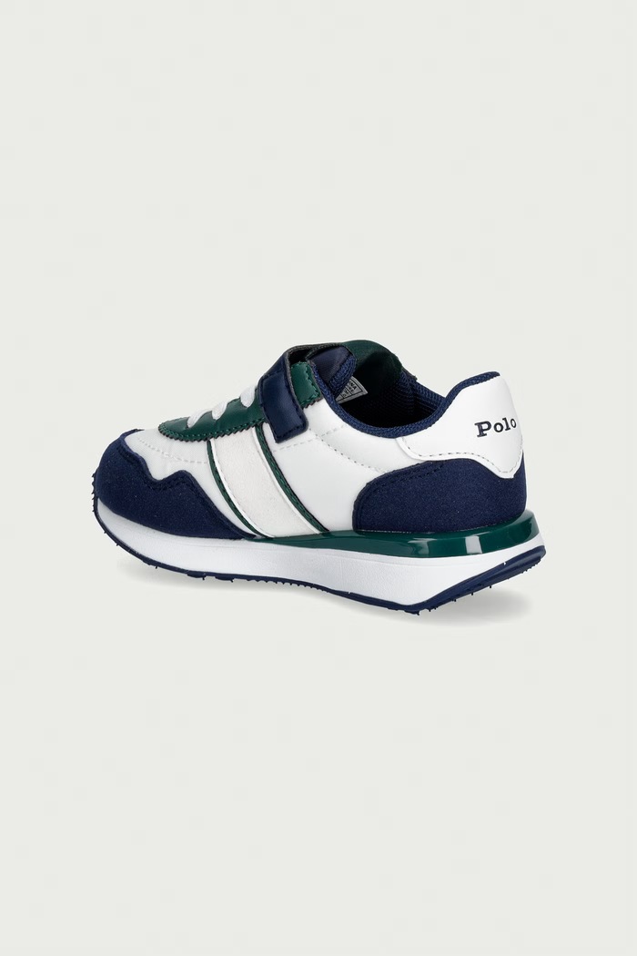 Chłopiec Polo Ralph Lauren TRAIN 89 SPORT II PS sneakersy dziecięce RL05571102 biały