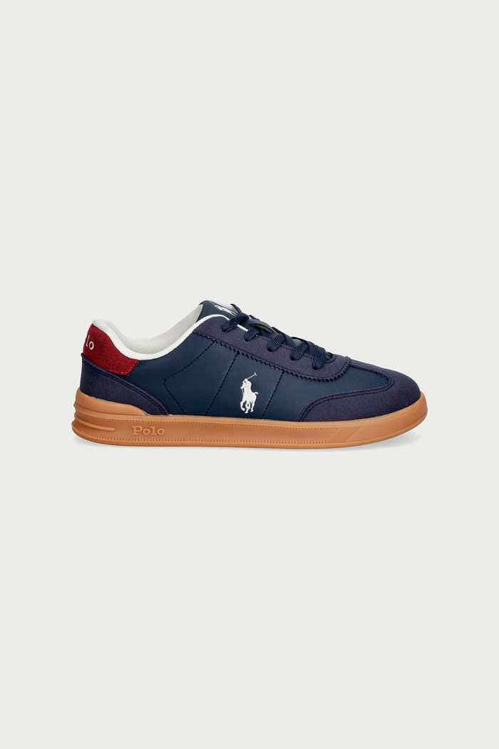 Polo Ralph Lauren HOLLIS sneakers παιδικά RL04998411 σκούρο μπλε AW26