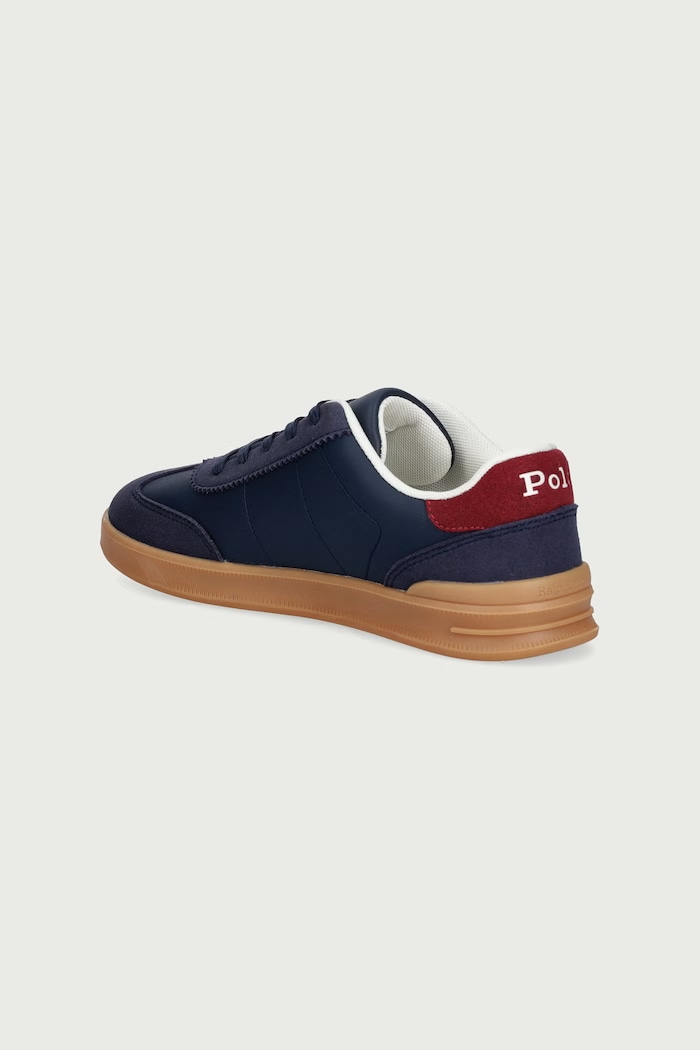 Chłopiec Polo Ralph Lauren HOLLIS sneakersy dziecięce RL04998411 granatowy