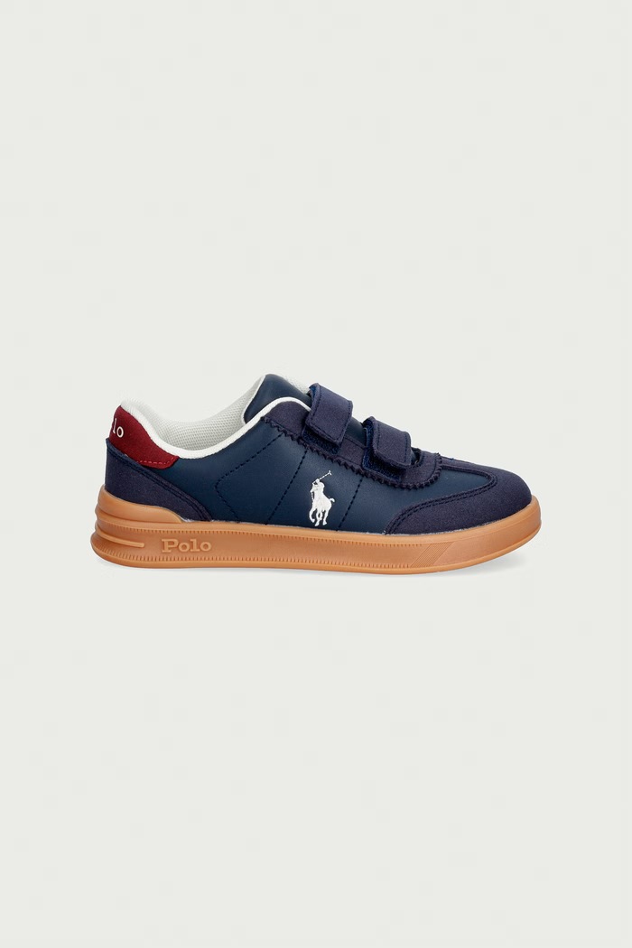 Polo Ralph Lauren HOLLIS EZ sneakers παιδικά RL04997411 σκούρο μπλε AW26