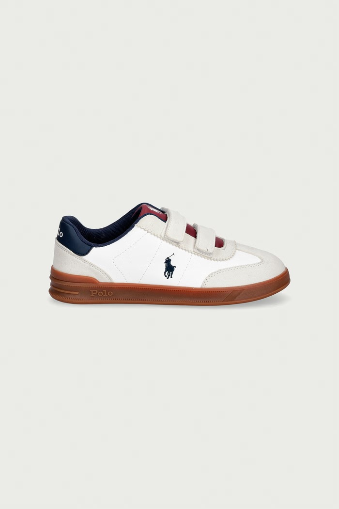 Polo Ralph Lauren HOLLIS EZ sneakers παιδικά RL04997104 λευκό AW26