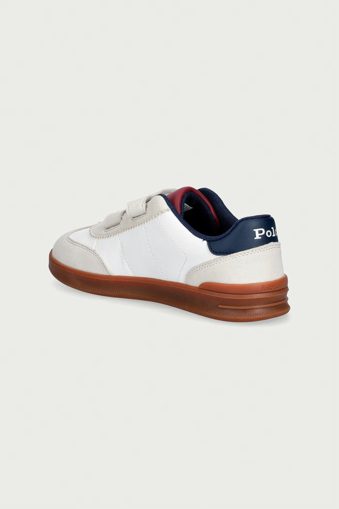 Αγορίστικα Polo Ralph Lauren HOLLIS EZ sneakers παιδικά RL04997104 λευκό