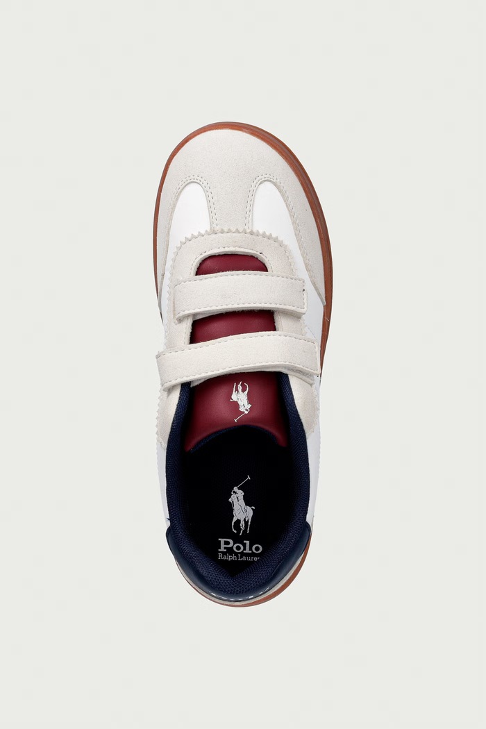 HOLLIS EZ sneakers παιδικά Polo Ralph Lauren RL04997104 λευκό