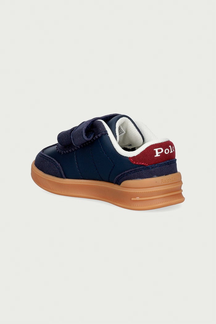 Chlapec Polo Ralph Lauren HOLLIS EZ sneakers detské RL04949411 tmavomodrá