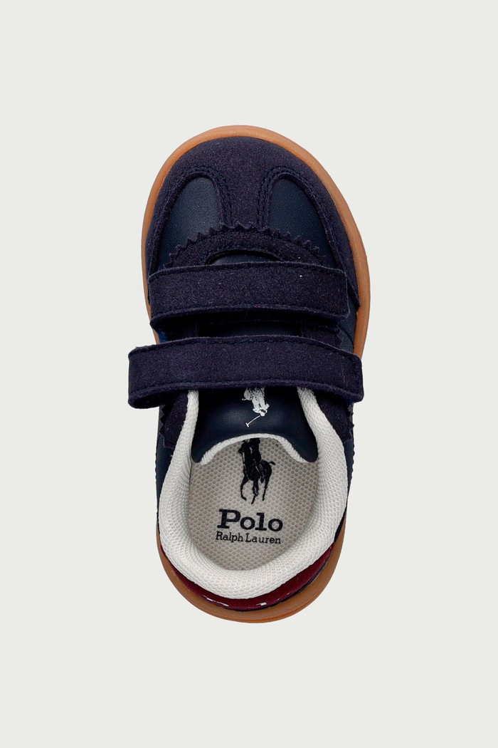 HOLLIS EZ sneakers detské Polo Ralph Lauren RL04949411 tmavomodrá