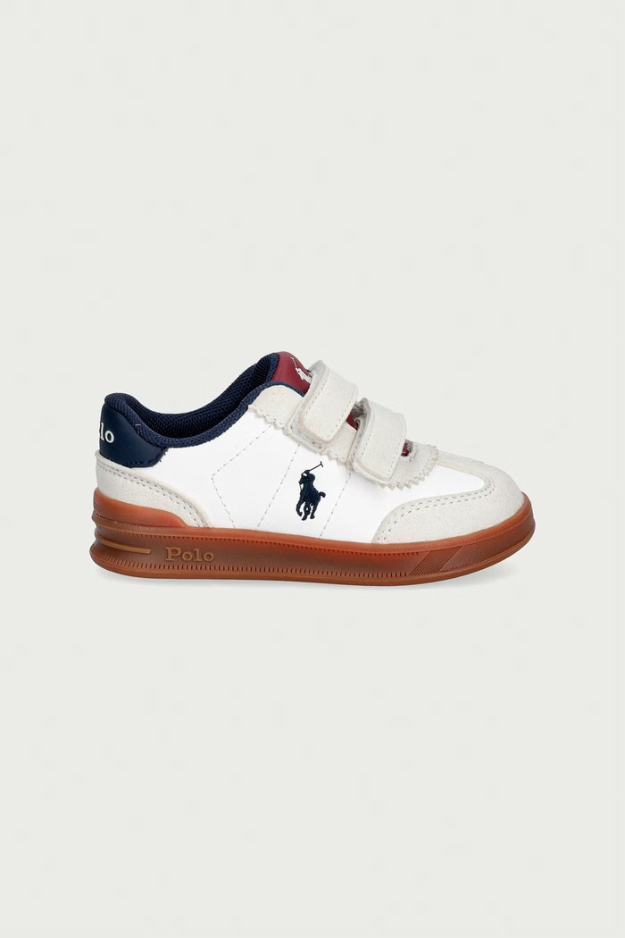 Polo Ralph Lauren HOLLIS EZ sneakers παιδικά RL04949104 λευκό AW26