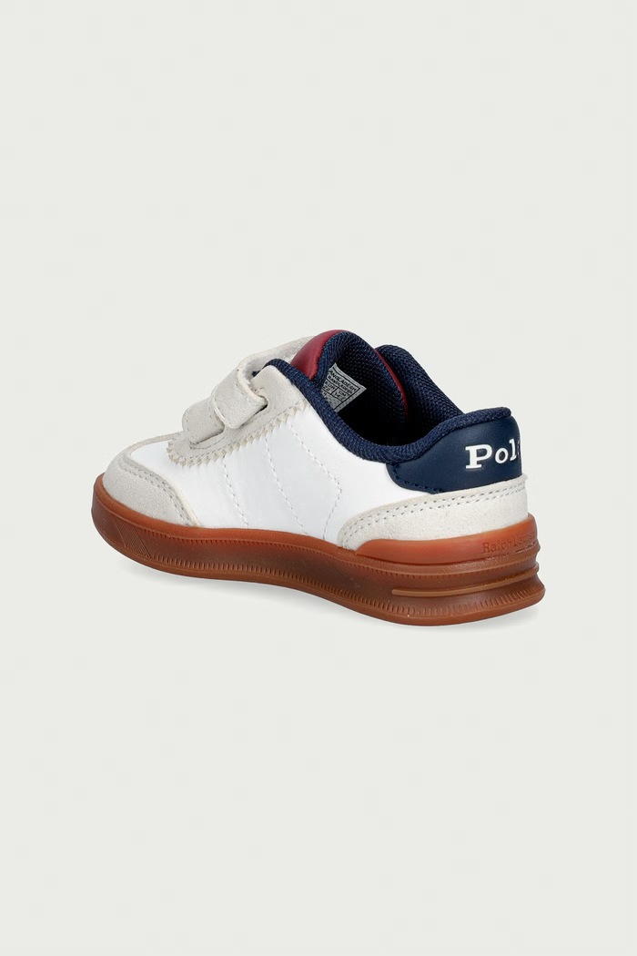 Αγορίστικα Polo Ralph Lauren HOLLIS EZ sneakers παιδικά RL04949104 λευκό