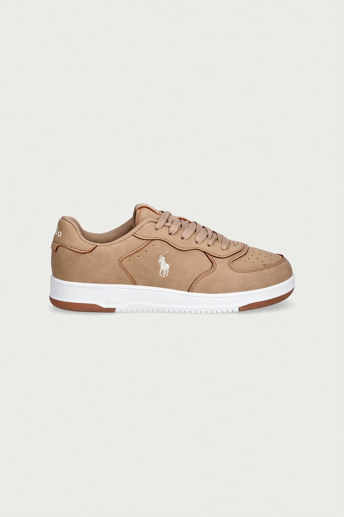 Polo Ralph Lauren MASTERS COURT sneakers παιδικά RL01241270 μπεζ AW26