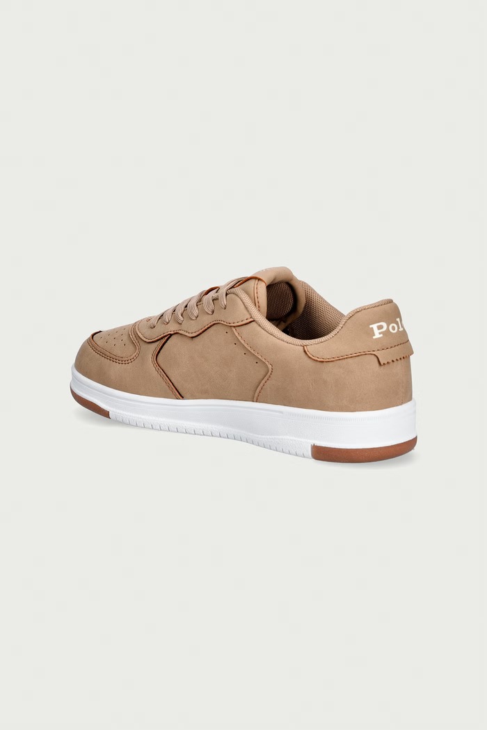 Αγορίστικα Polo Ralph Lauren MASTERS COURT sneakers παιδικά RL01241270 μπεζ