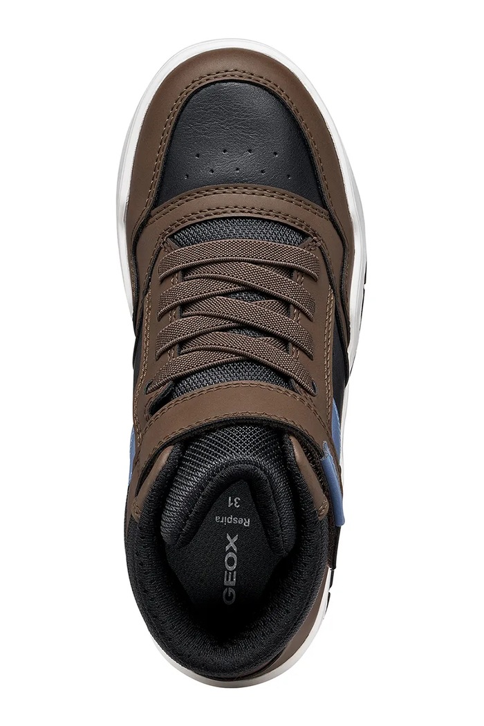 PERTH sneakers παιδικά Geox καφέ J367RF.0MEBC.36.41.9BY2