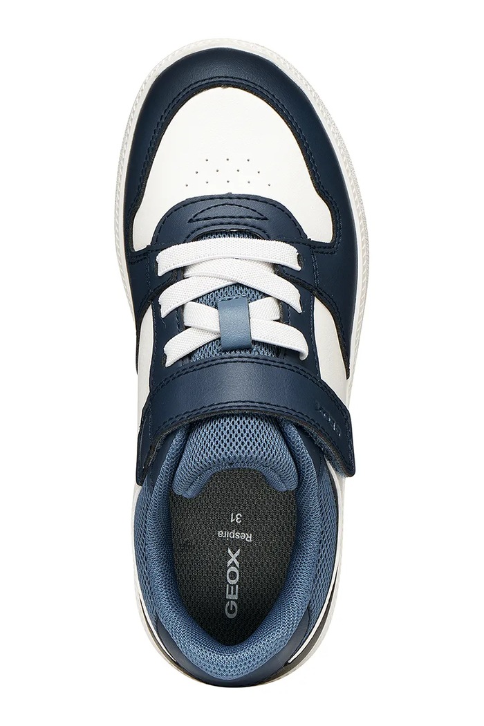 Geox NEW EMBERLIX sneakers παιδικά σουέτ J66DJB.0003W.28.35.9BY2 λευκό
