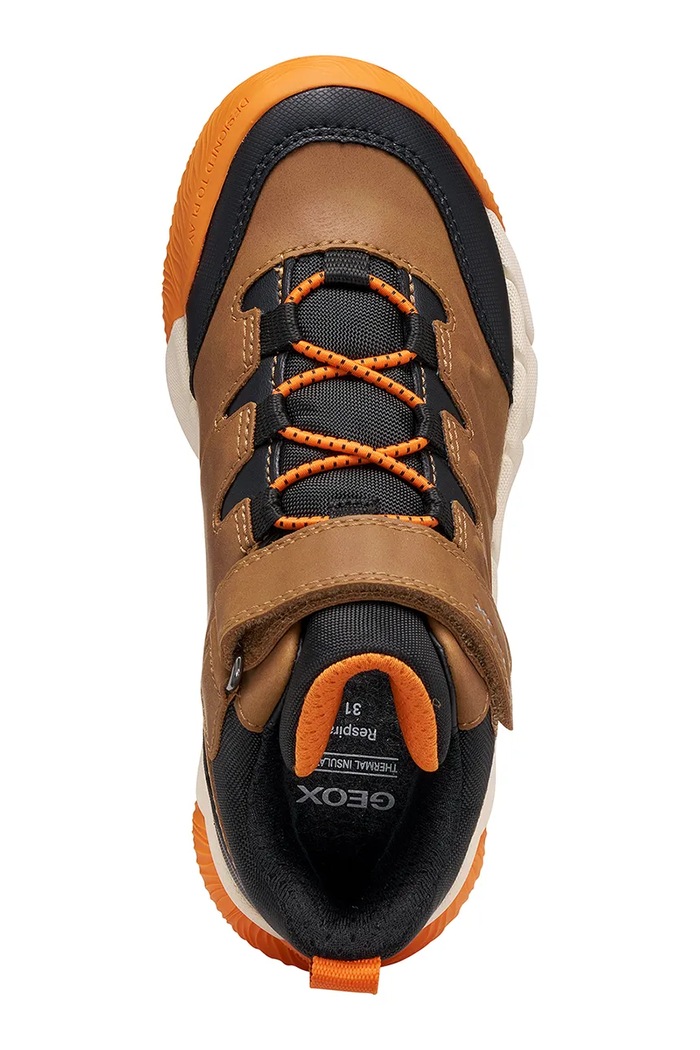 Topánky zimné detské FLEXYPER PRO Geox hnedá J66NBD.0MEFU.28.35.9BY2