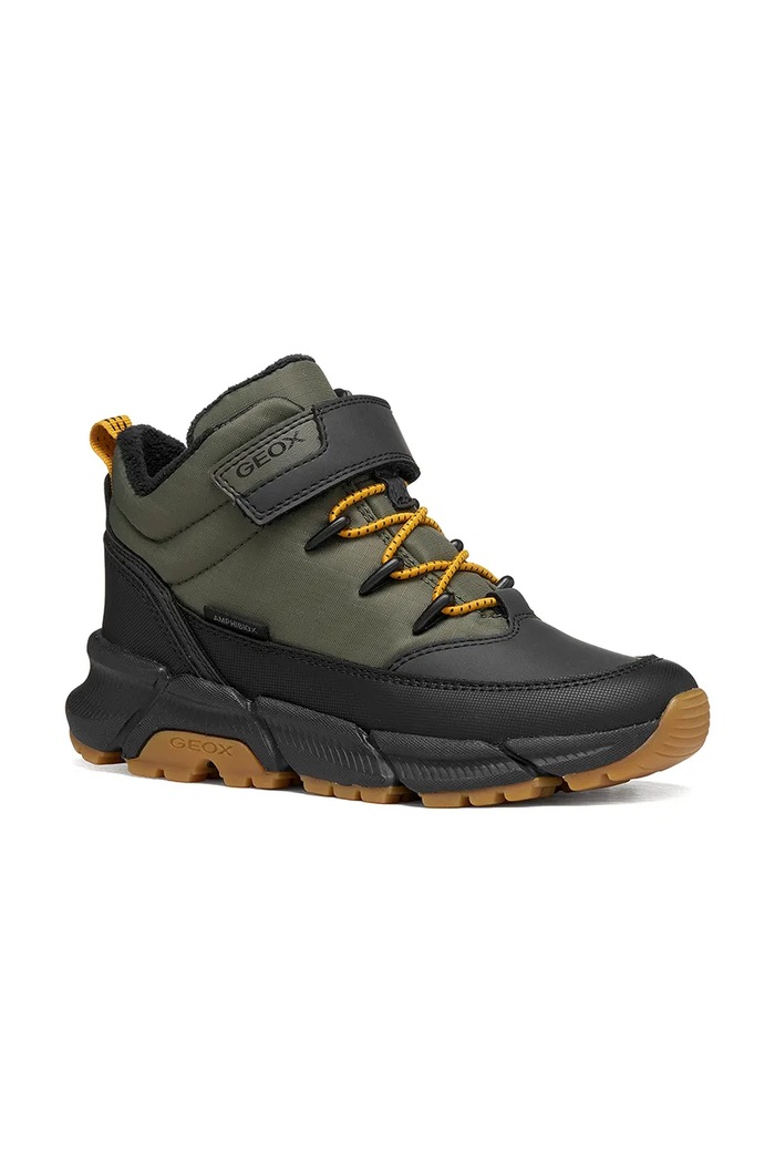 Chłopiec Geox Buty zimowe dziecięce FLEXYPER PLUS J66LCA.0FUME.36.39.9BY2 zielony