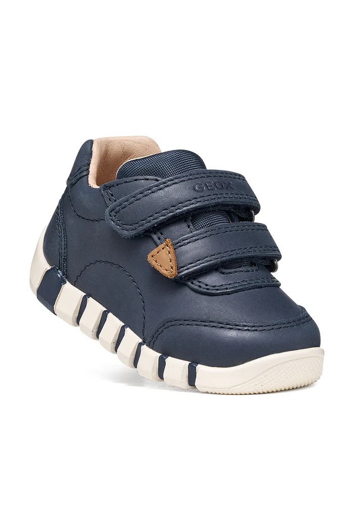 Geox IUPIDOO sneakers παιδικά δερμάτινα B5655B.000CL.18.26.9BY2 σκούρο μπλε AW26