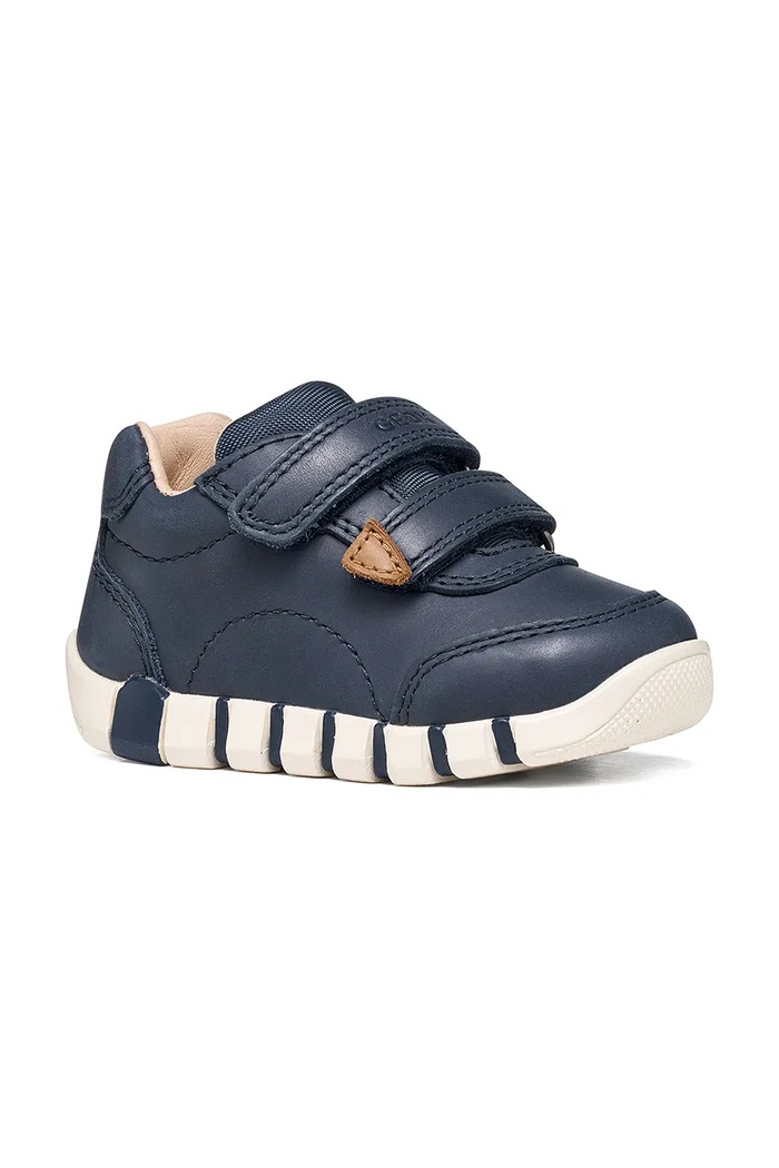 Αγορίστικα Geox IUPIDOO sneakers παιδικά δερμάτινα B5655B.000CL.18.26.9BY2 σκούρο μπλε