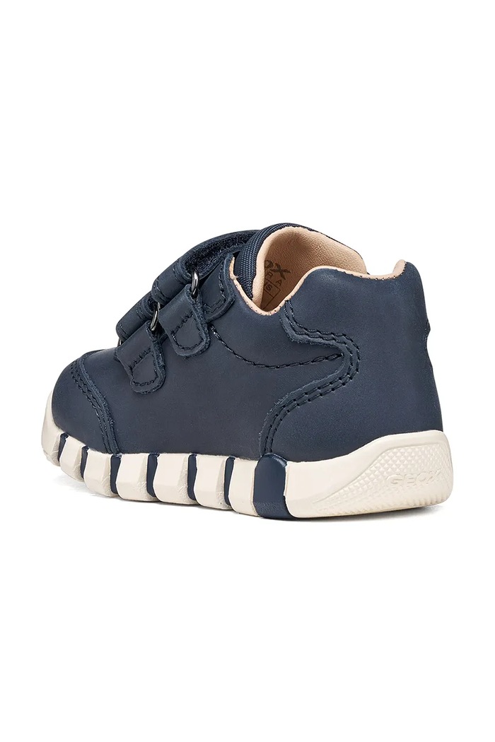 IUPIDOO sneakers παιδικά δερμάτινα Geox B5655B.000CL.18.26.9BY2 σκούρο μπλε