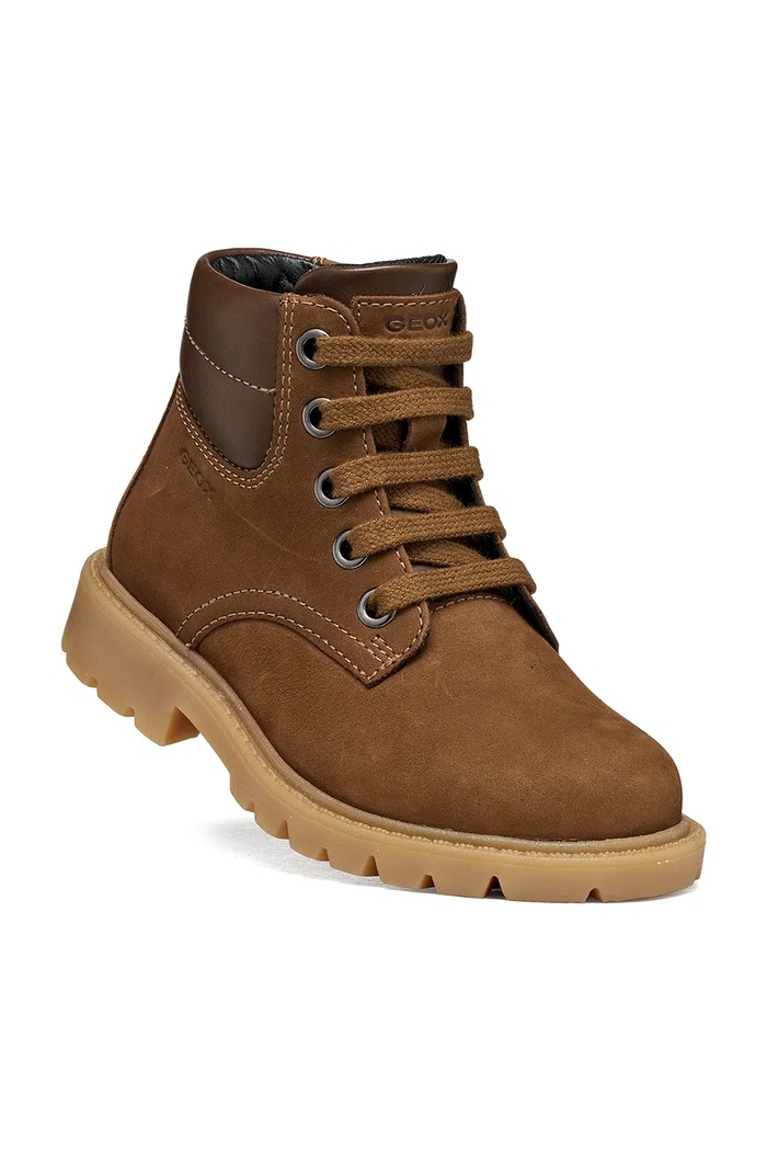 Geox Αρβυλάκια παιδικά σουέτ SHAYLAX J16FAB.032BC.28.35.9BY2 καφέ AW26