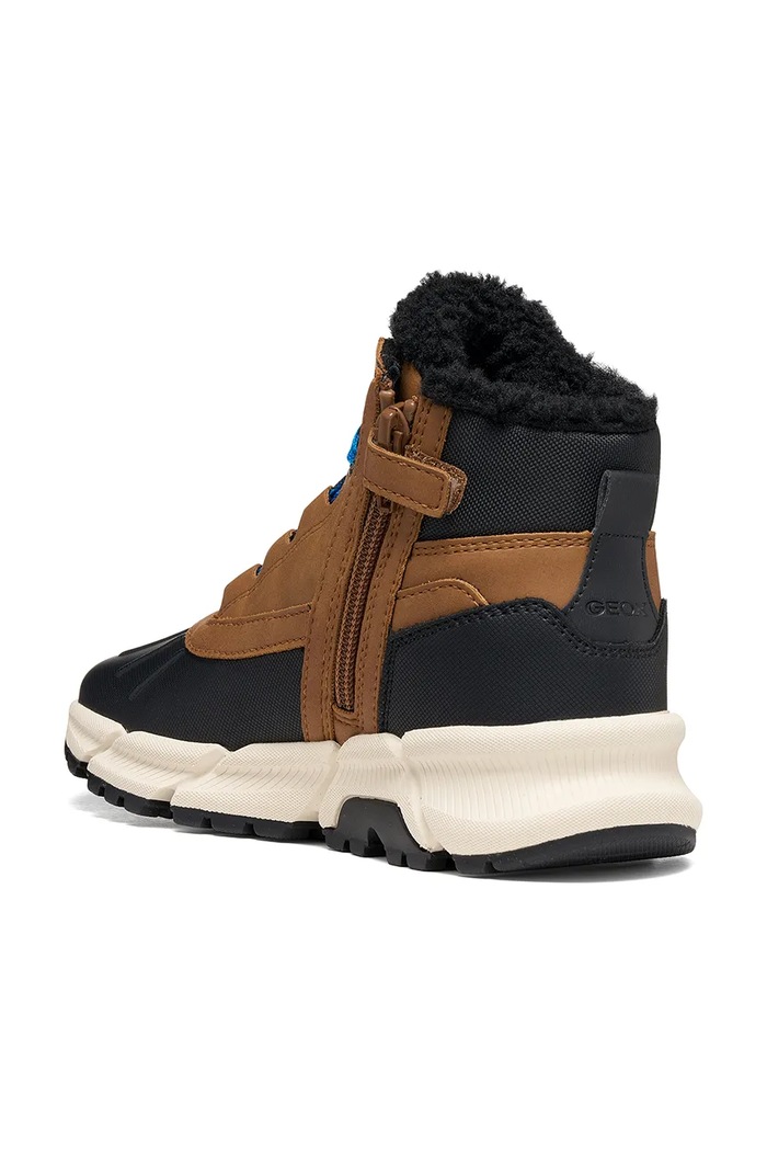 Buty zimowe dziecięce FLEXYPER PLUS Geox J56LCB.0MECE.36.40.9BY2 brązowy