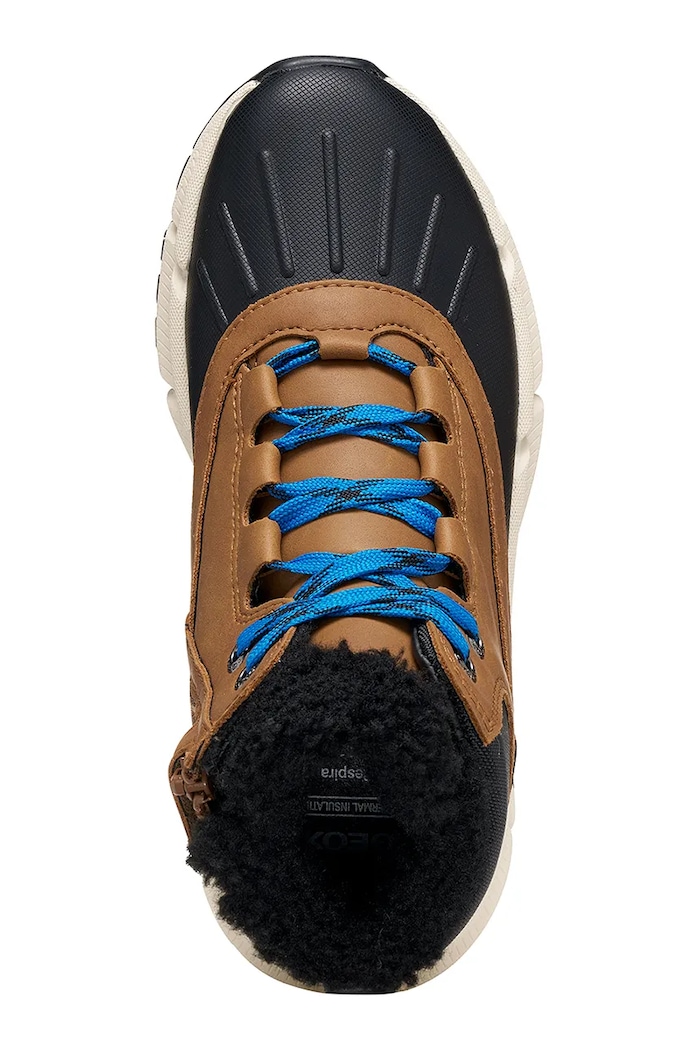 Buty zimowe dziecięce FLEXYPER PLUS Geox brązowy J56LCB.0MECE.36.40.9BY2