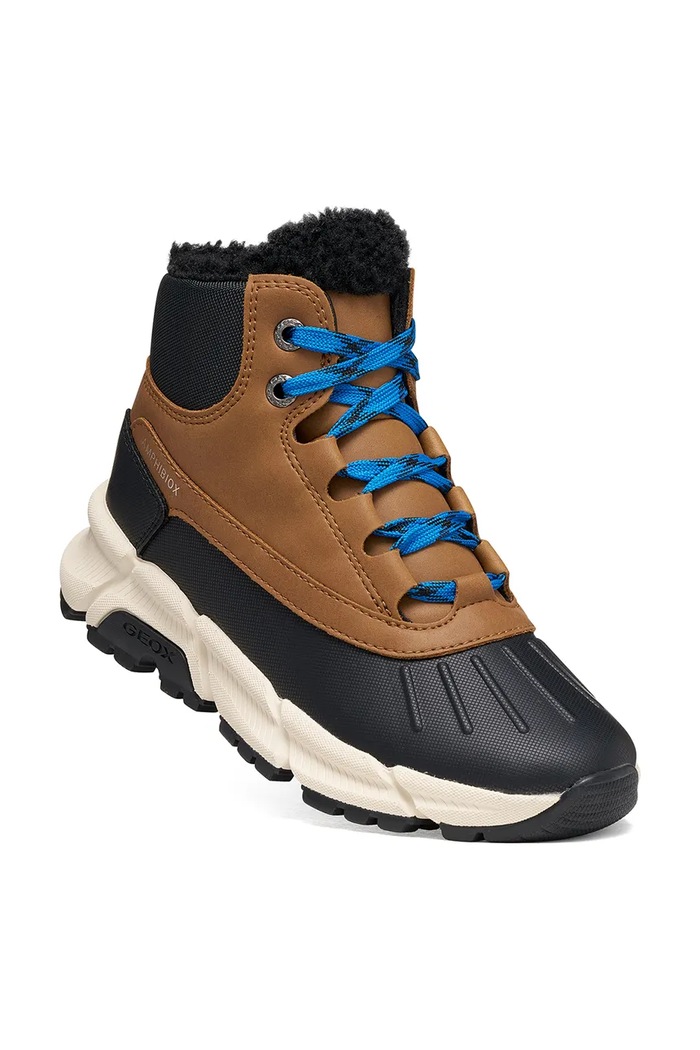 Geox Buty zimowe dziecięce FLEXYPER PLUS brązowy J56LCB.0MECE.28.35.9BY2