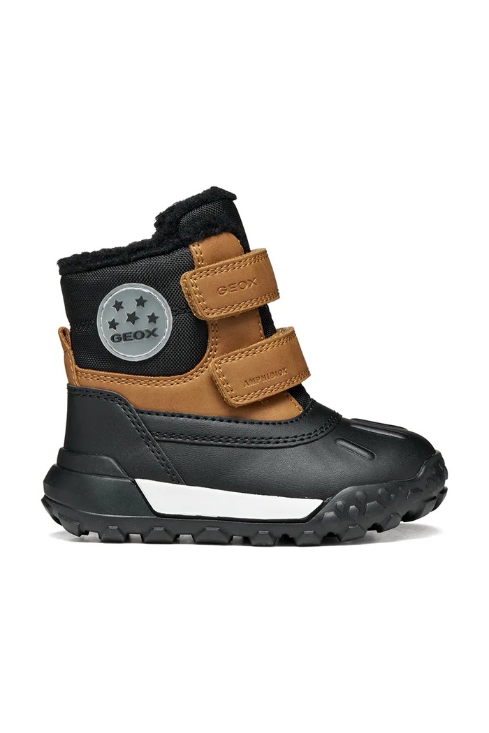 Geox Sběhule dětské TREKKYUP hnědá B566LI.0MEFU.20.23.9BY2