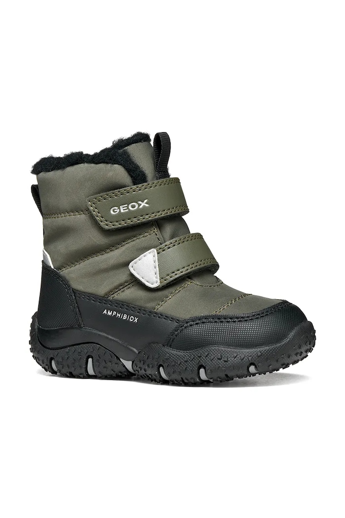 Chłopiec Geox Buty zimowe dziecięce BALTIC B4620C.0FU54.24.27.9BY2 zielony