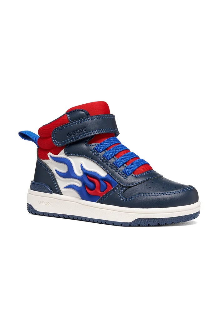 Αγορίστικα Geox WASHIBA sneakers παιδικά J66LQJ.0BC15.32.35.9BY2 σκούρο μπλε