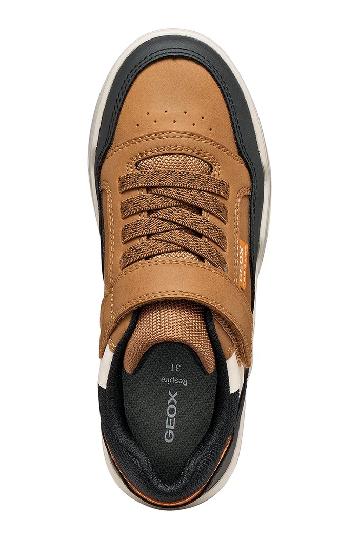 Geox PERTH sneakersy dziecięce J367RE.0MEMS.28.35.9BY2 brązowy
