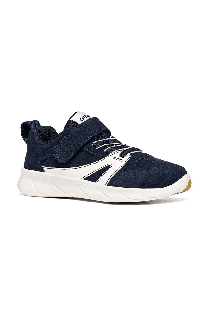 Chlapec Geox FOOT-RUN Barefoot sneakers detské semišové J66PDA.022BC.32.35.9BY2 tmavomodrá