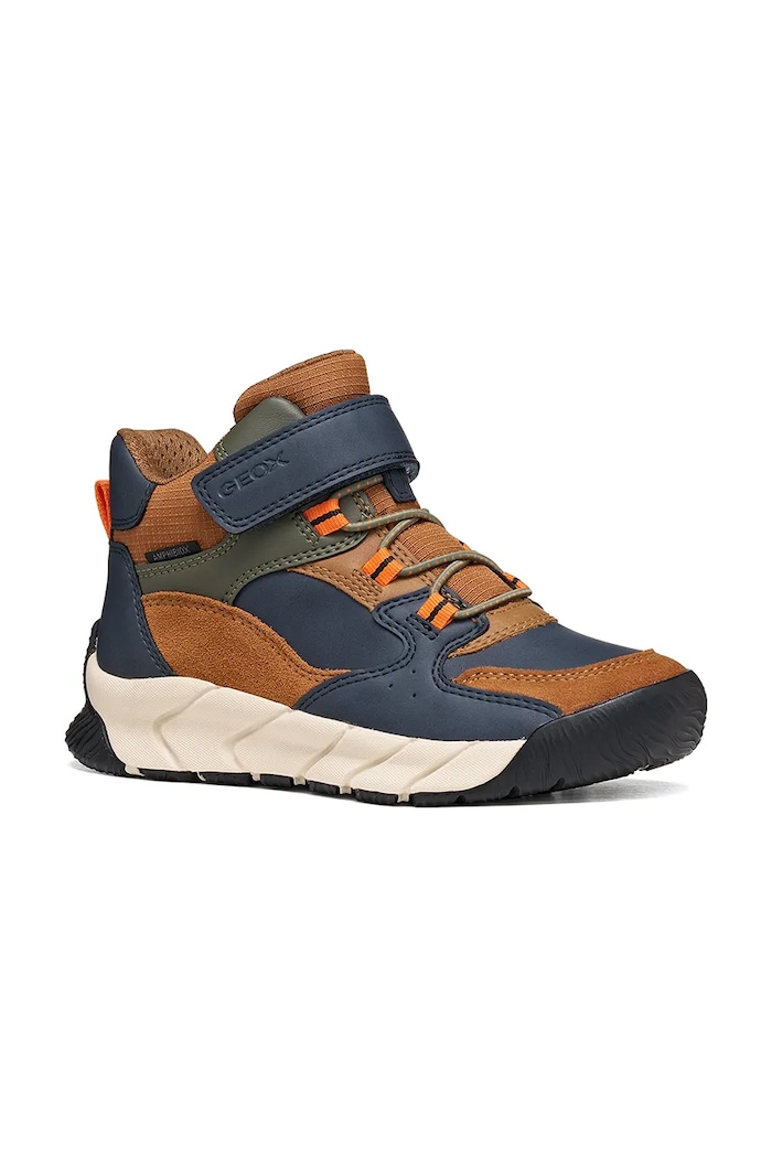 CHLAPEC Geox Boty zimní dětské FLEXYPER PRO J56NBA.0MEFU.28.35.9BY2 hnědá