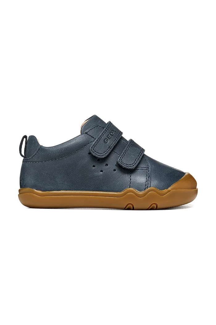 Geox Polobotky dětské kožené STEPPIEUP Barefoot námořnická modř B465WA.000CL.20.27.9BY2