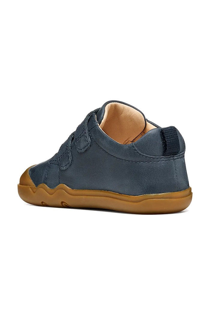 Geox Polobotky dětské kožené STEPPIEUP Barefoot námořnická modř B465WA.000CL.20.27.9BY2