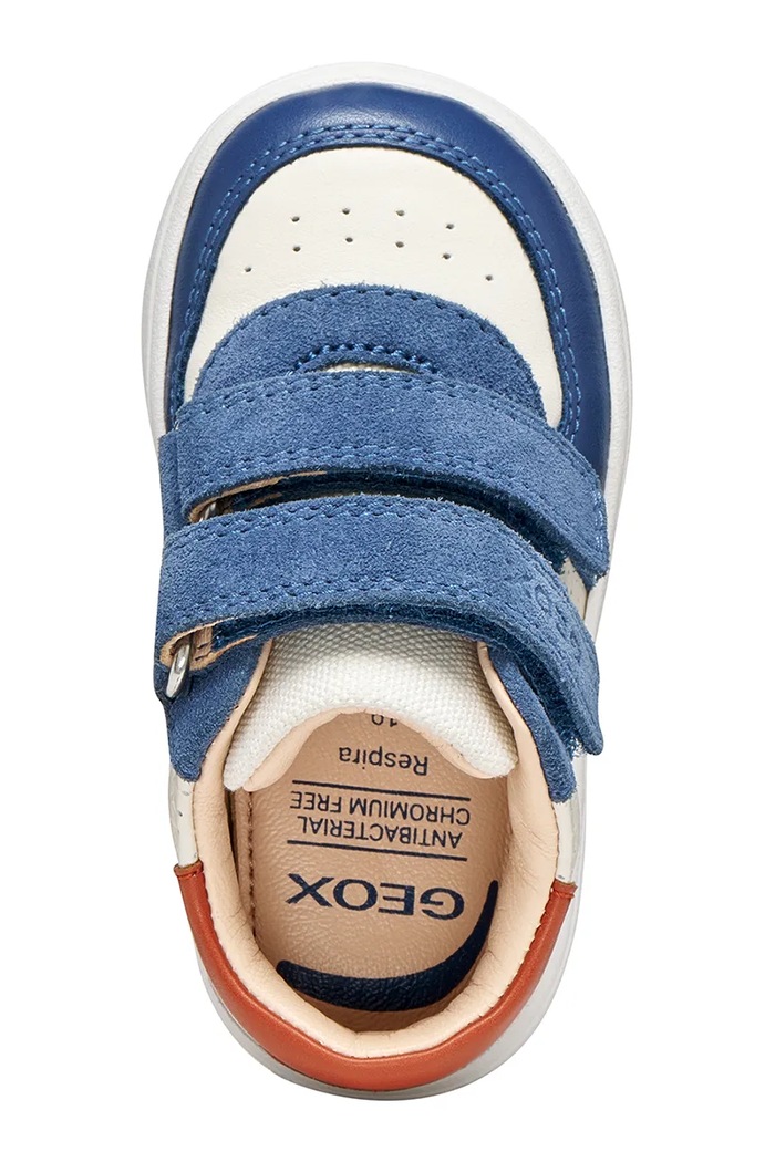 Geox Polobotky dětské kožené BIGLIA B554DA.08520.18.26.9BY2 béžová