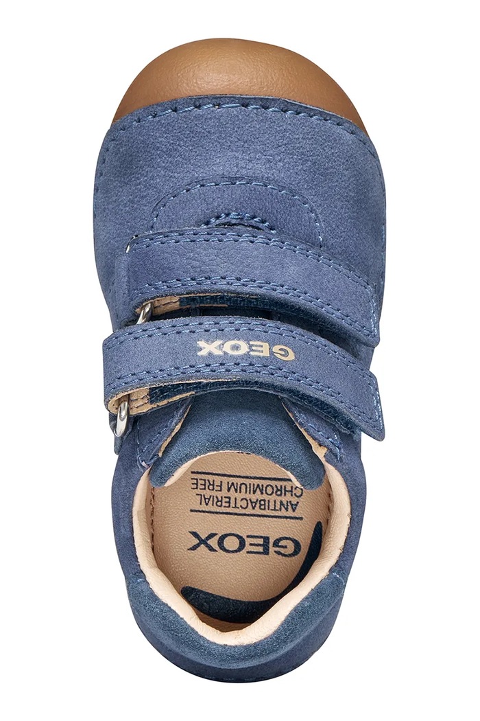 Geox poltopánky detské nubukové TUTIM B9439A.03322.18.23.9BY2 modrá