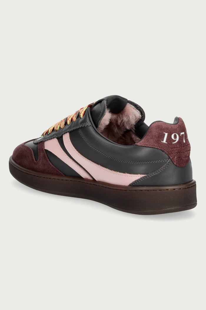 Obuwie Iceberg California sneakersy damskie skórzane ID240004 brązowy