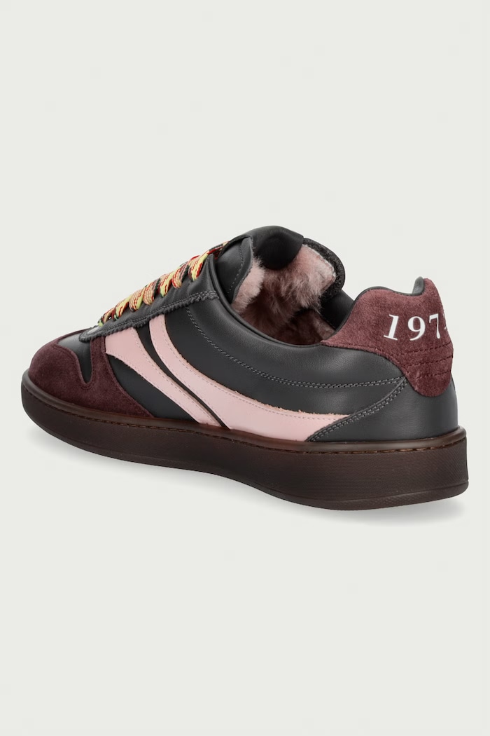 Obuwie Iceberg California sneakersy damskie skórzane ID240004 brązowy