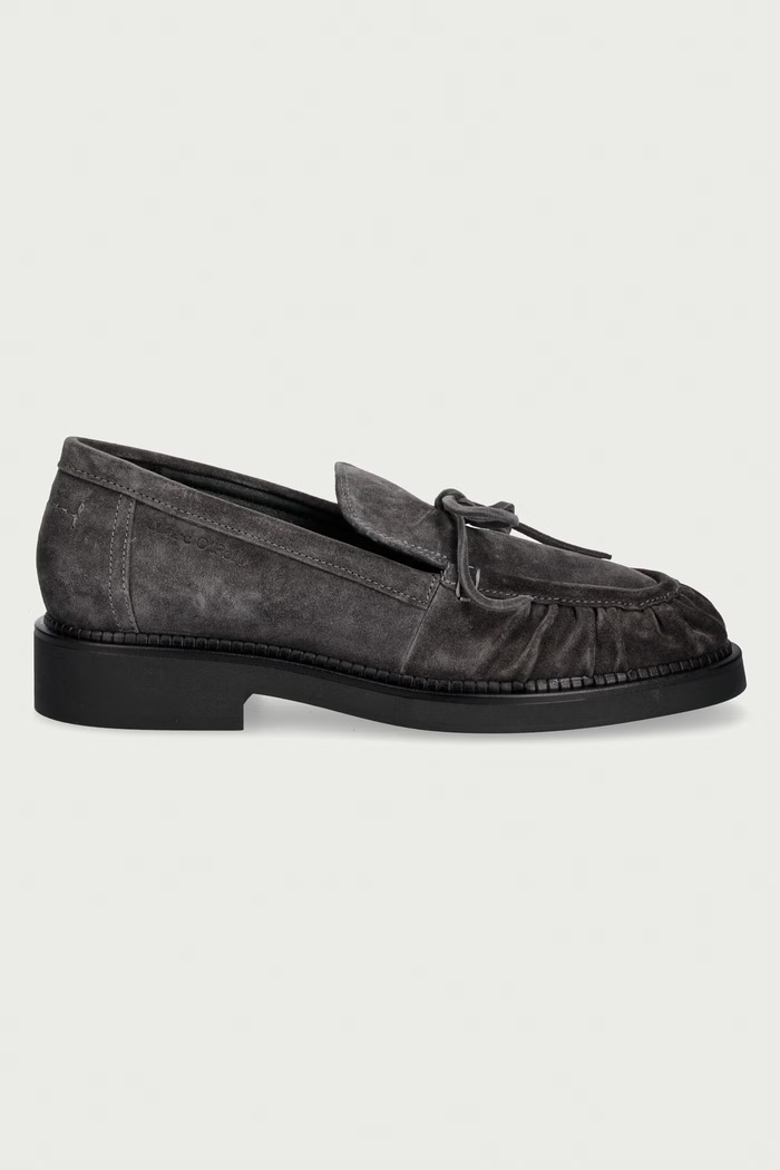 Marc O'Polo Mokasyny damskie zamszowe Erin 3 5000015160.0582 szary AW26