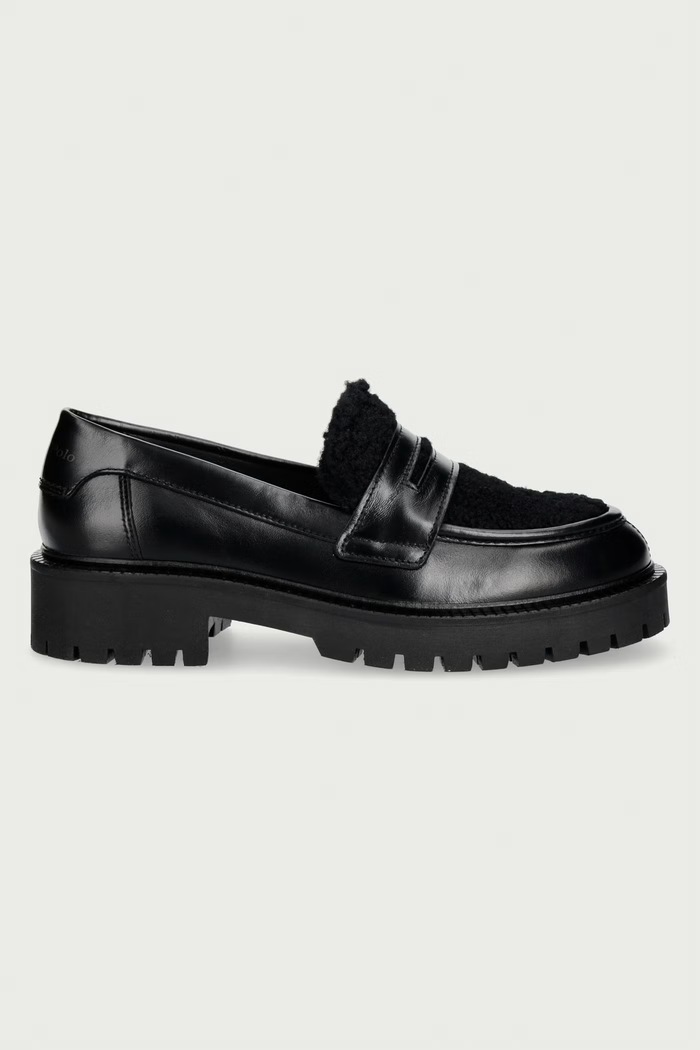 Marc O'Polo Loafersy damskie Phia 21 5000015209.0001 czarny AW26