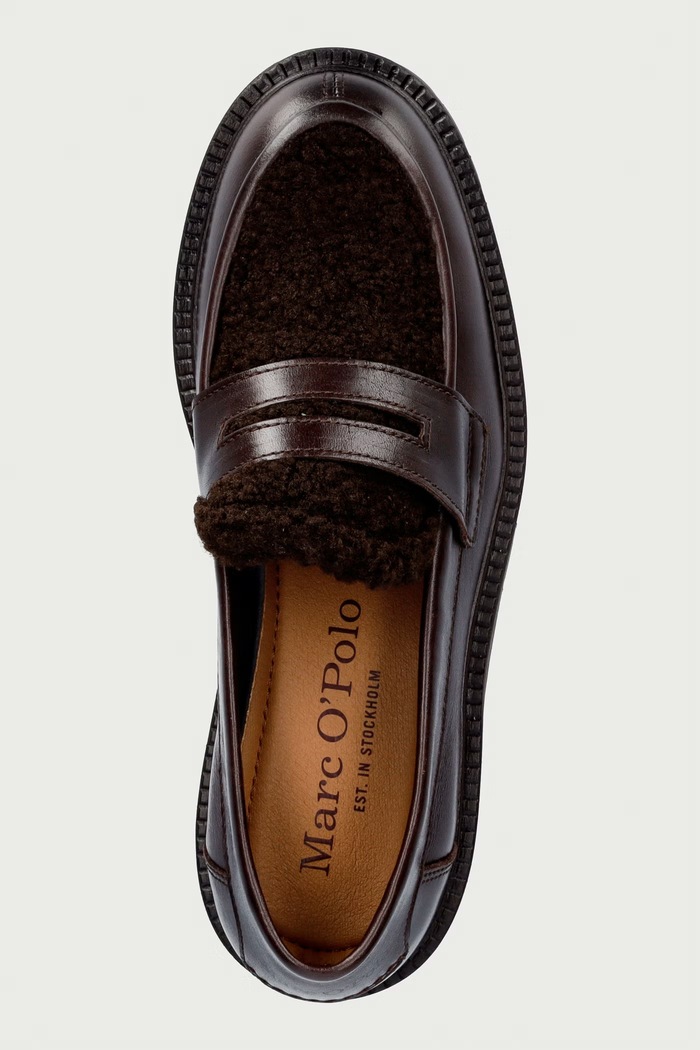 Loafersy damskie Phia 21 Marc O'Polo 5000015209.1346 brązowy