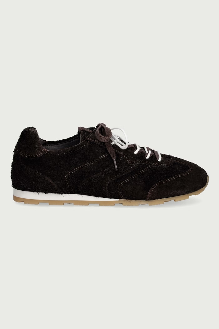 Marc O'Polo Fabiana 4 sneakers pentru femei din piele întoarsă 5000015240.0344 maro AW26