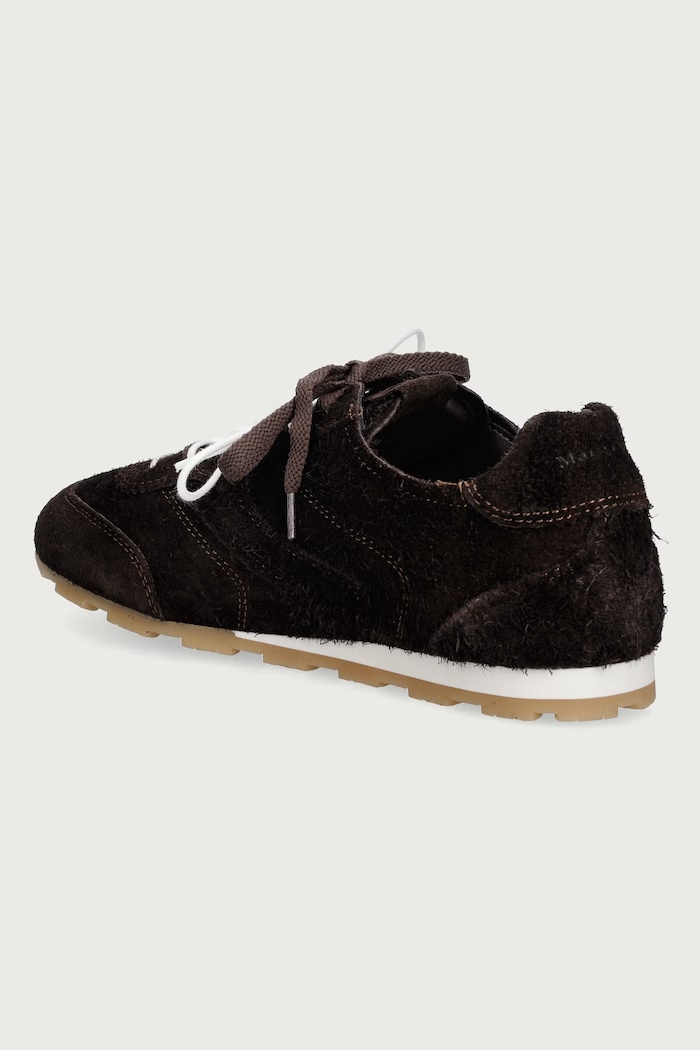 Încălțăminte Marc O'Polo Fabiana 4 sneakers pentru femei din piele întoarsă 5000015240.0344 maro