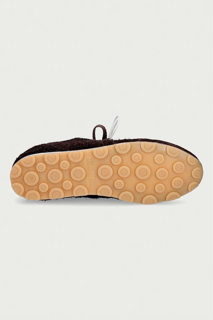 Marc O'Polo Fabiana 4 sneakersy damskie zamszowe 5000015240.0344 brązowy