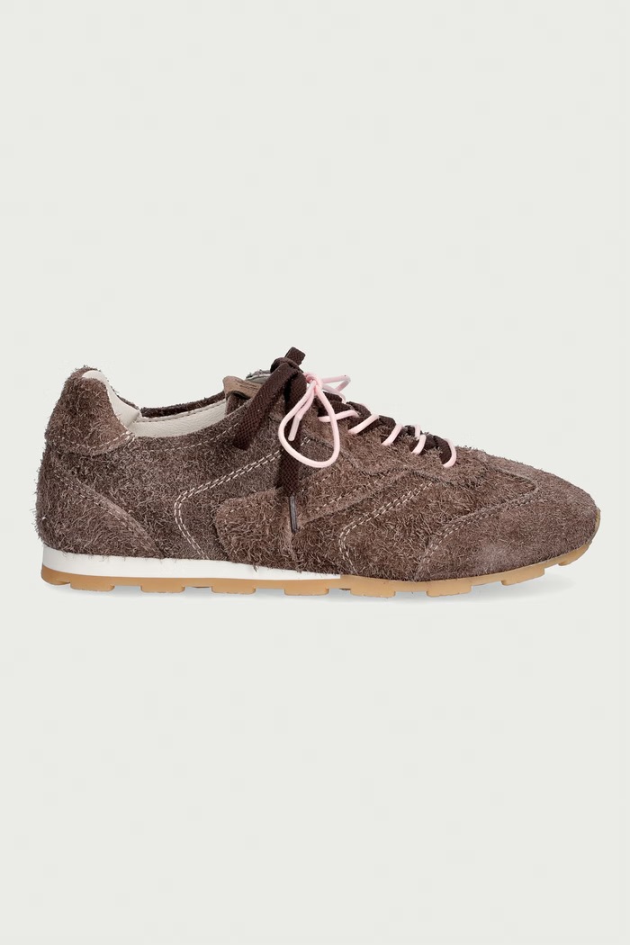 Marc O'Polo Fabiana 4 sneakersy damskie zamszowe 5000015240.1422 beżowy AW26
