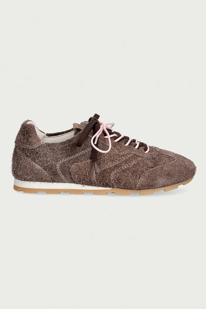 Marc O'Polo Fabiana 4 sneakersy damskie zamszowe 5000015240.1422 beżowy AW26
