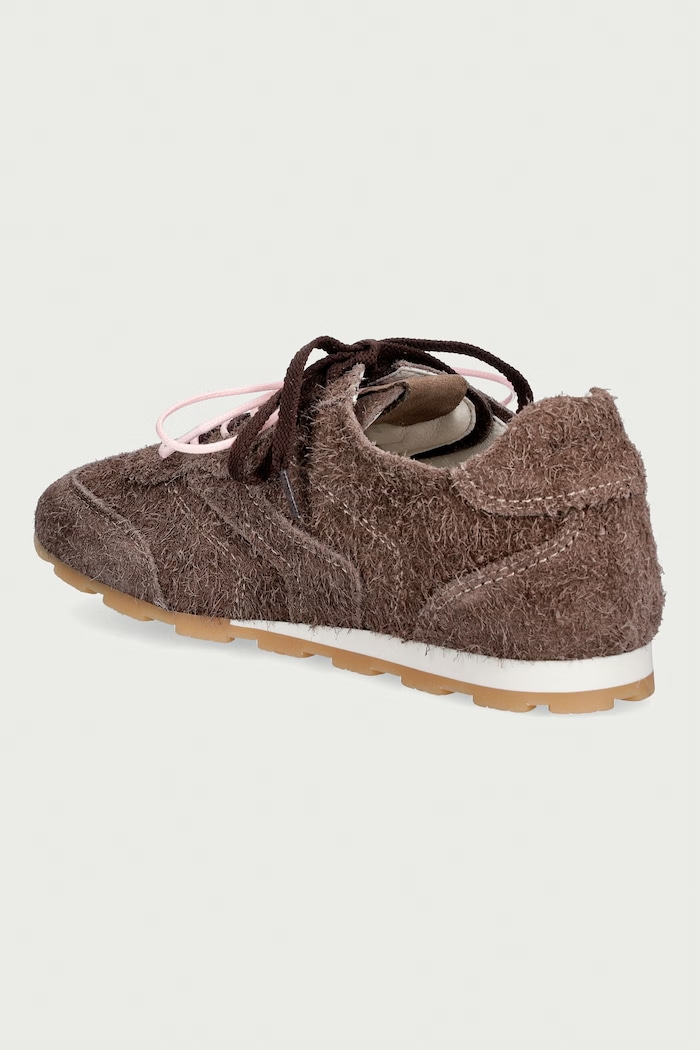 Obuwie Marc O'Polo Fabiana 4 sneakersy damskie zamszowe 5000015240.1422 beżowy