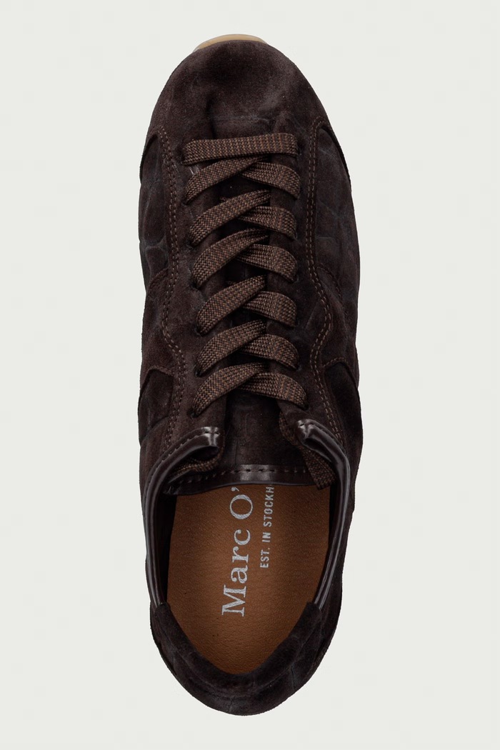 Fabiana 6 sneakersy damskie zamszowe Marc O'Polo 5000015247.0344 brązowy
