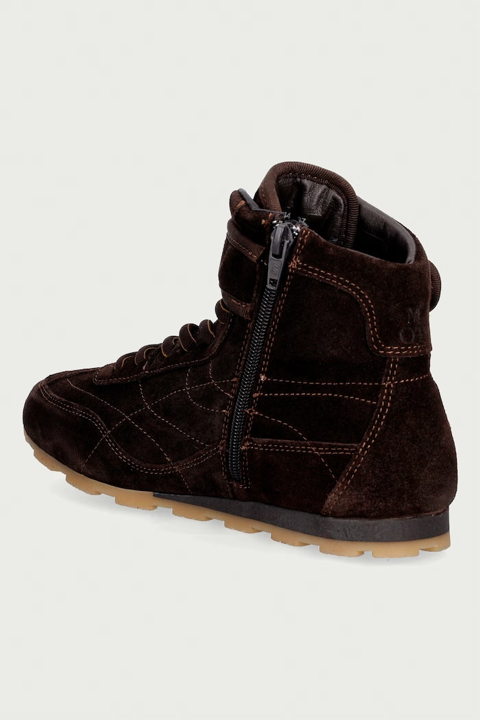 Obuwie Marc O'Polo Fabiana 7 sneakersy damskie zamszowe 5000015250.0344 brązowy