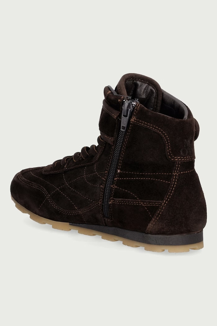 Obuwie Marc O'Polo Fabiana 7 sneakersy damskie zamszowe 5000015250.0344 brązowy