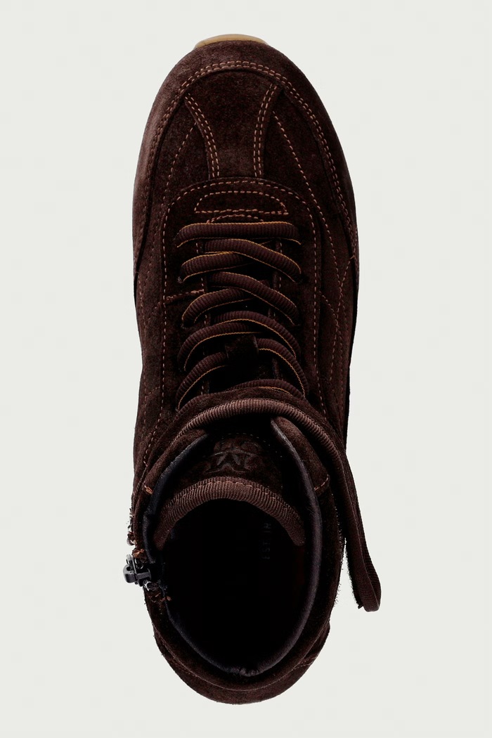Marc O'Polo Fabiana 7 sneakersy damskie zamszowe brązowy 5000015250.0344